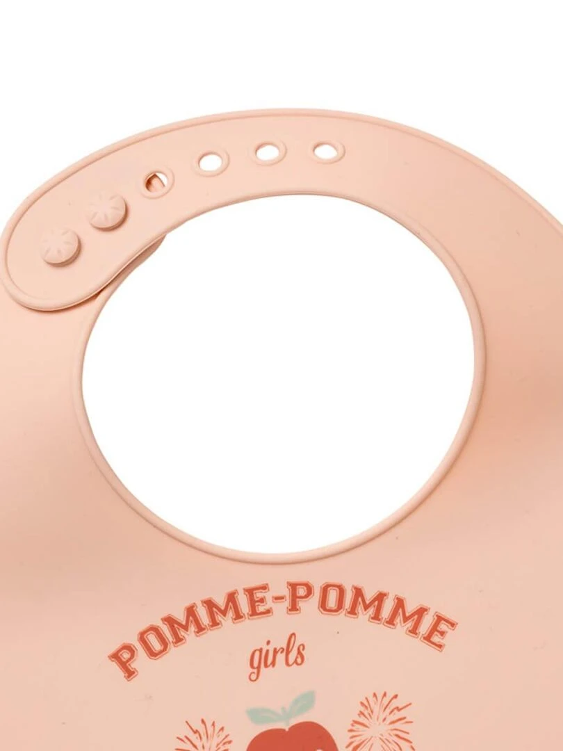 Bavoir à réservoir imperméable 6 mois   Rouge tomate