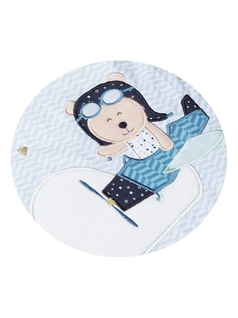 Gigoteuse bébé ouatinee en coton SAUTHON Blanc Bleu