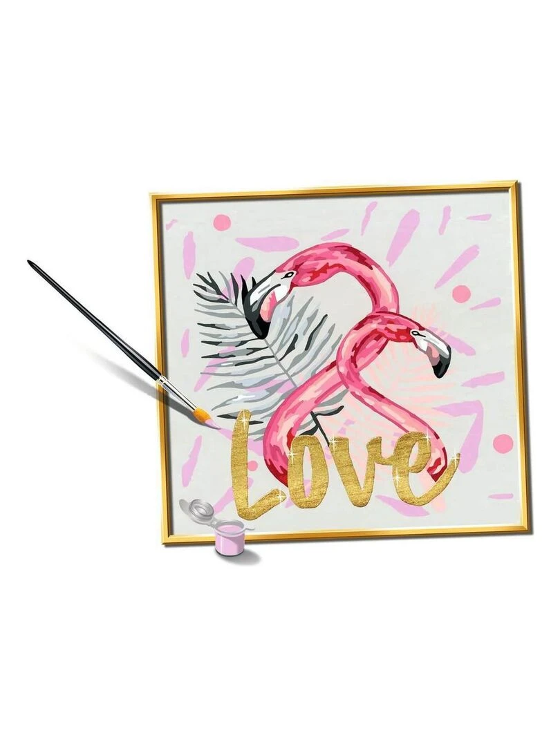 CreArt Peinture au numéro : Carré   Love   N/A