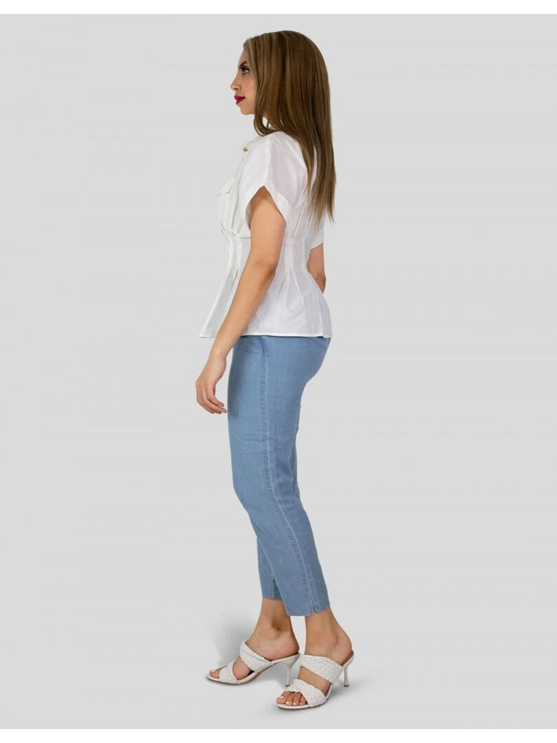 Chemise Kebello Blanc Blanc