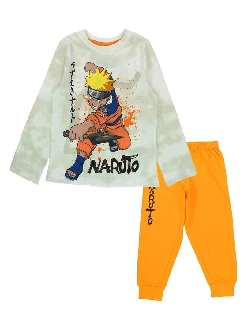 Disney Pyjama garçon imprimé Naruto en coton Orange