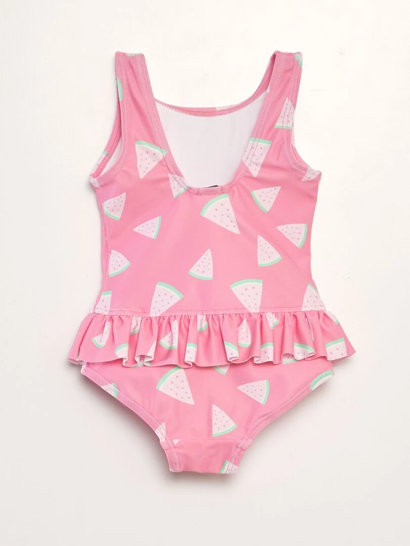 Maillot de bain imprimé   Rose