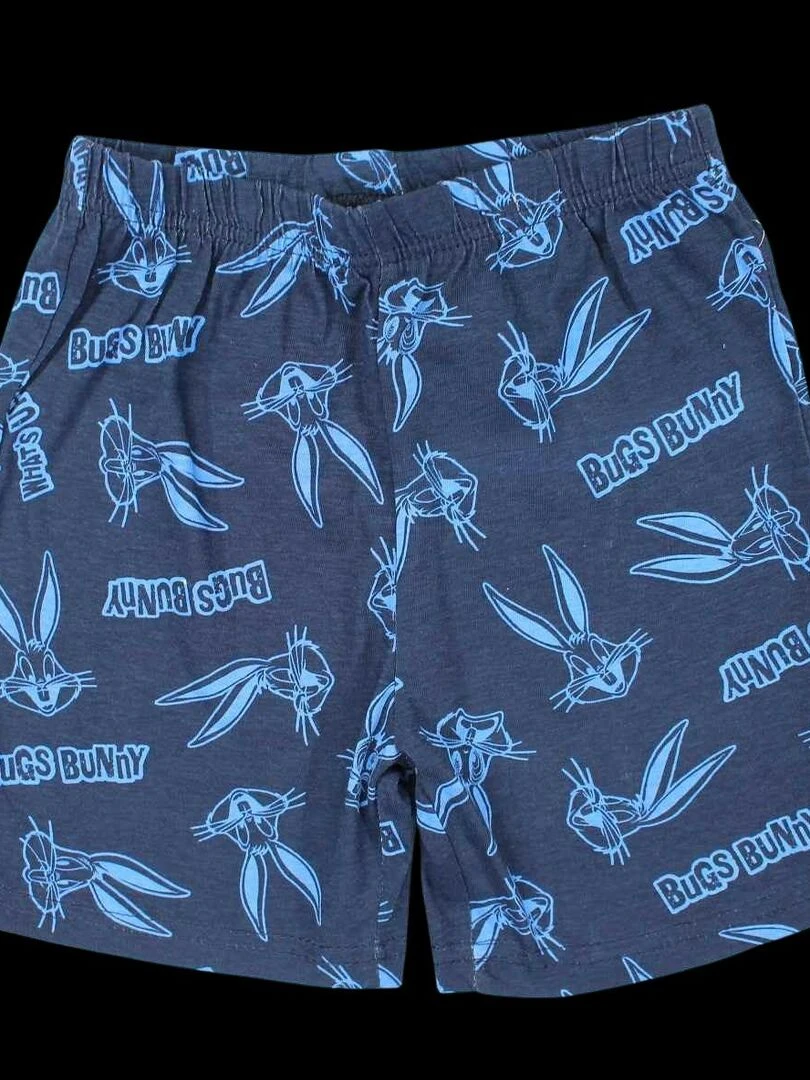 Looney Tunes   Ensemble ​​T shirt short garçon Imprimé Bugs Bunny   Blanc