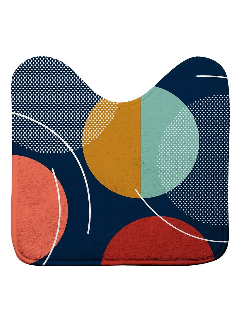 Tapis contour de WC Pop color Bleu