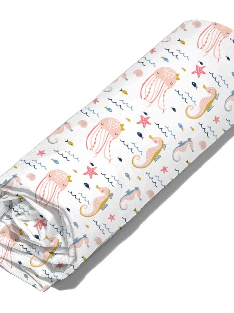 Drap housse marinette Rose