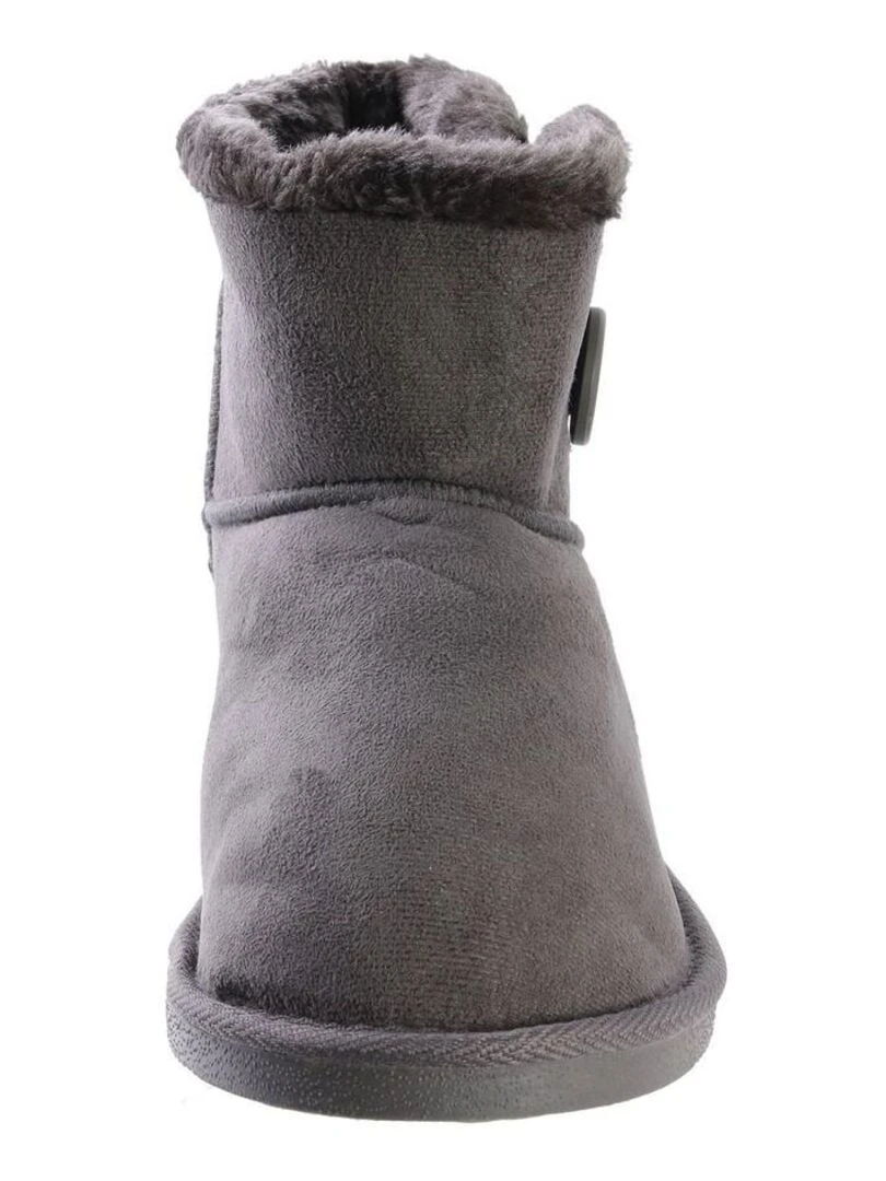 Bottines fourrées gris 36/37 Gris