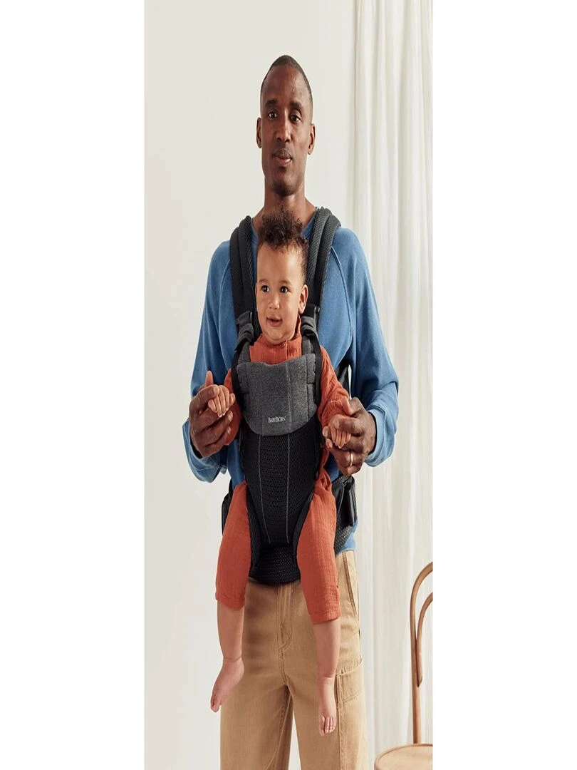 Porte bébé Harmony Noir en Mesh 3D Noir