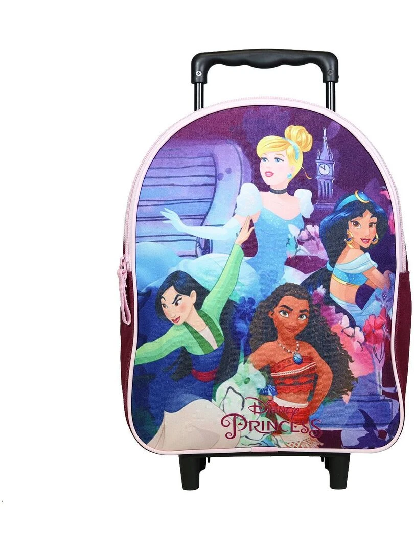 BAGTROTTER Sac à dos à roulettes 31 cm Disney Princesses Multicolore Multicolore
