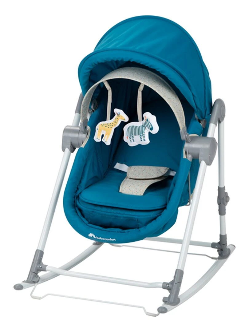 Bebe Confort Transat 3 en 1 bébé Calys Balancelle berceau de 0 jusqu'à 9 mois (9kg) Happy Day Multicolore