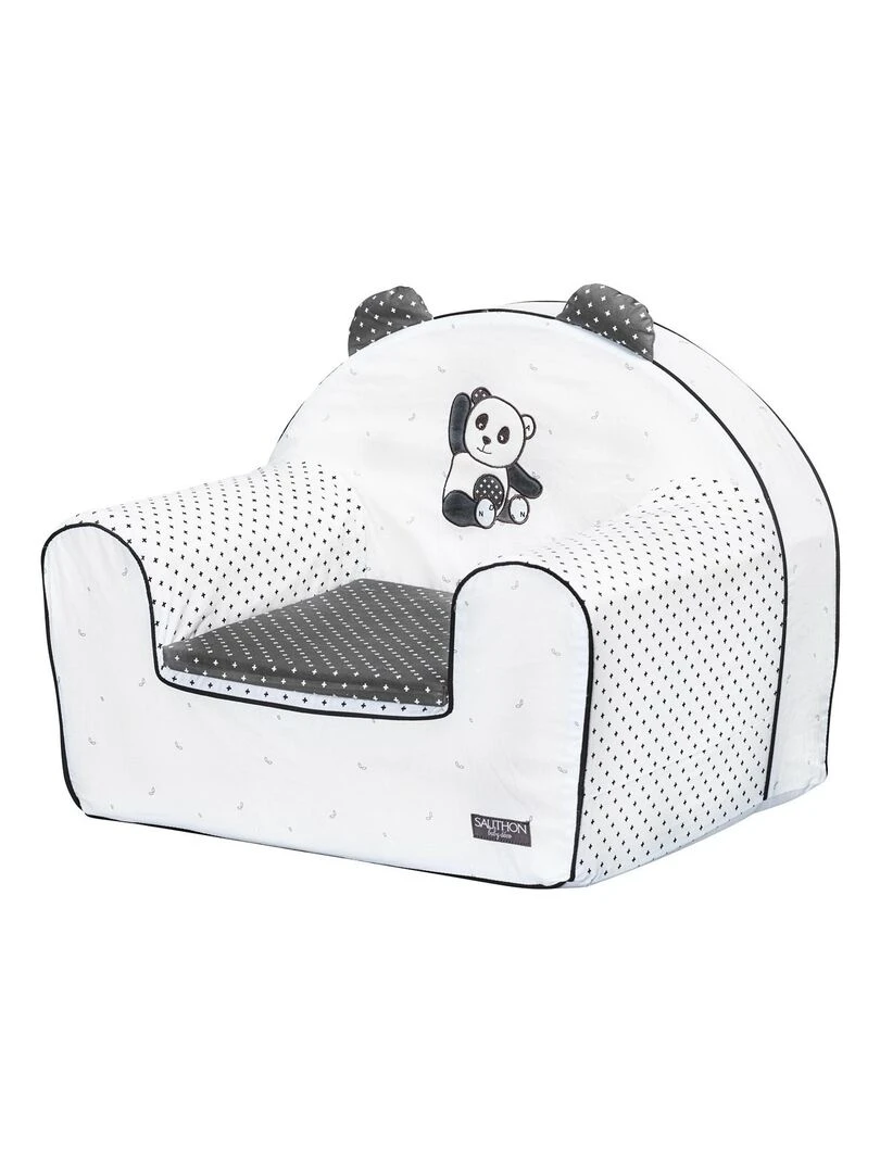 Fauteuil club 42x41cm en coton blanc SAUTHON Blanc