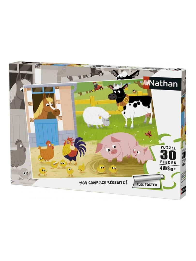 Nathan Puzzle 30p Mes amis de la ferme N/A