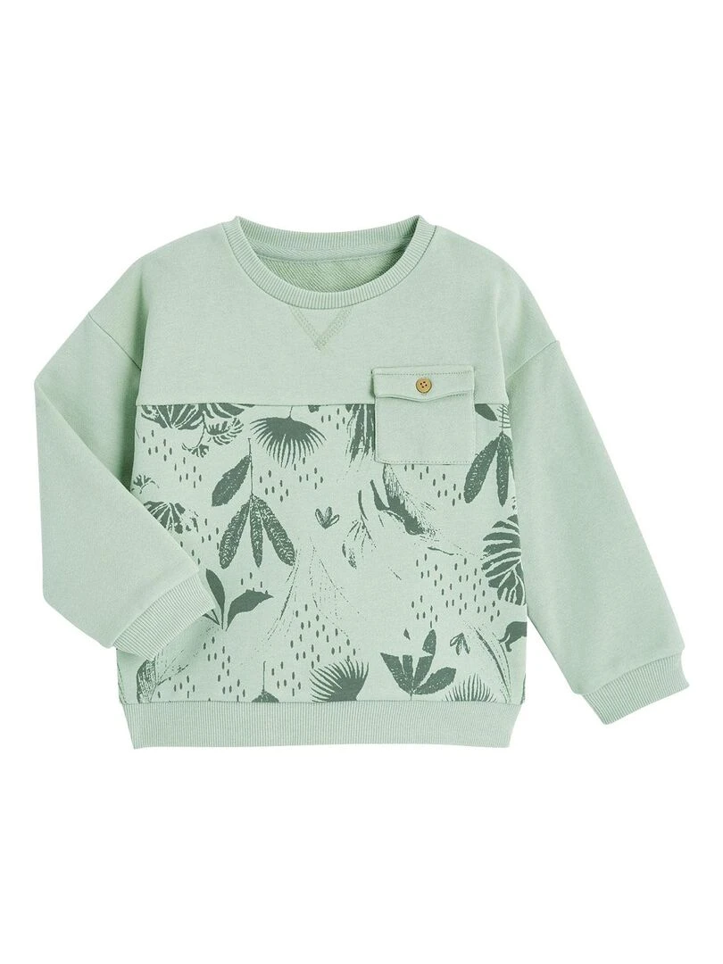 Sweat shirt garçon Savane Kaki