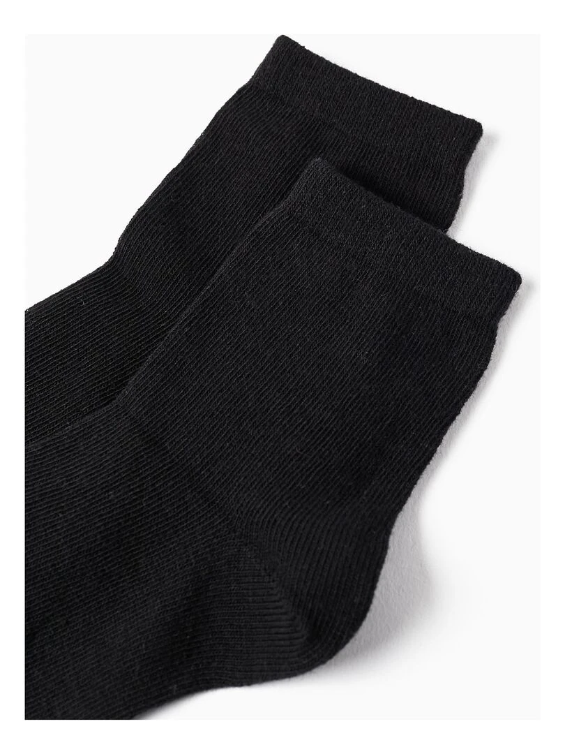 Pack 2 Paires de Chaussettes pour Enfant ESSENTIALS LINE Noir