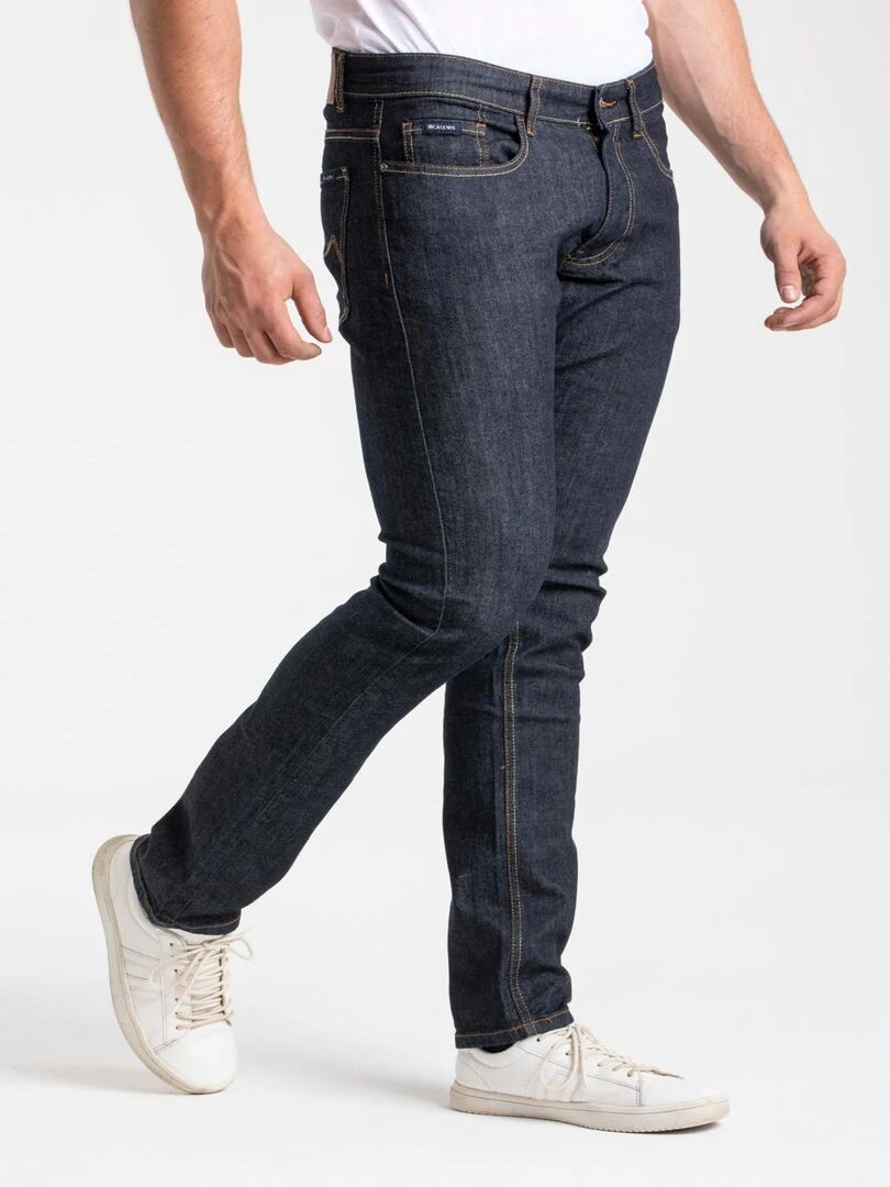 Jeans stretch Fibreflex® RL80 coupe droite ajustée brut 'Rica Lewis' Bleu