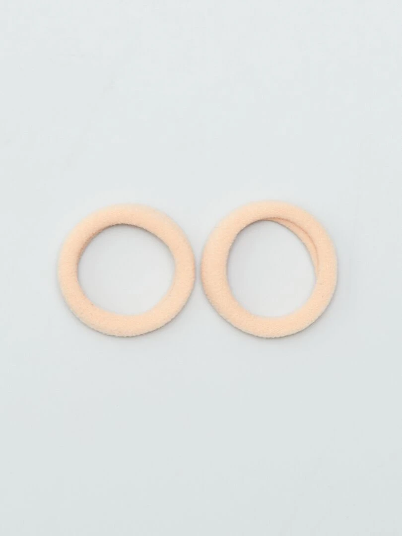 Lot de 10 chouchous élastiqués   rosse/navy/doré