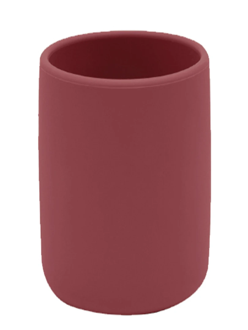 Gobelet Bébé Verre En Silicone Marron