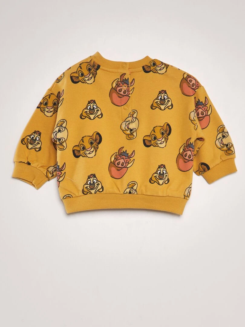 Sweat imprimé 'Simba'   Jaune