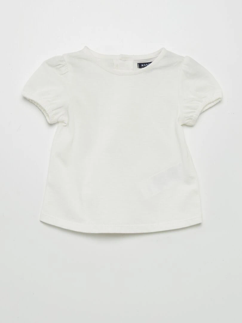 Ensemble salopette + t shirt   2 pièces   Rose