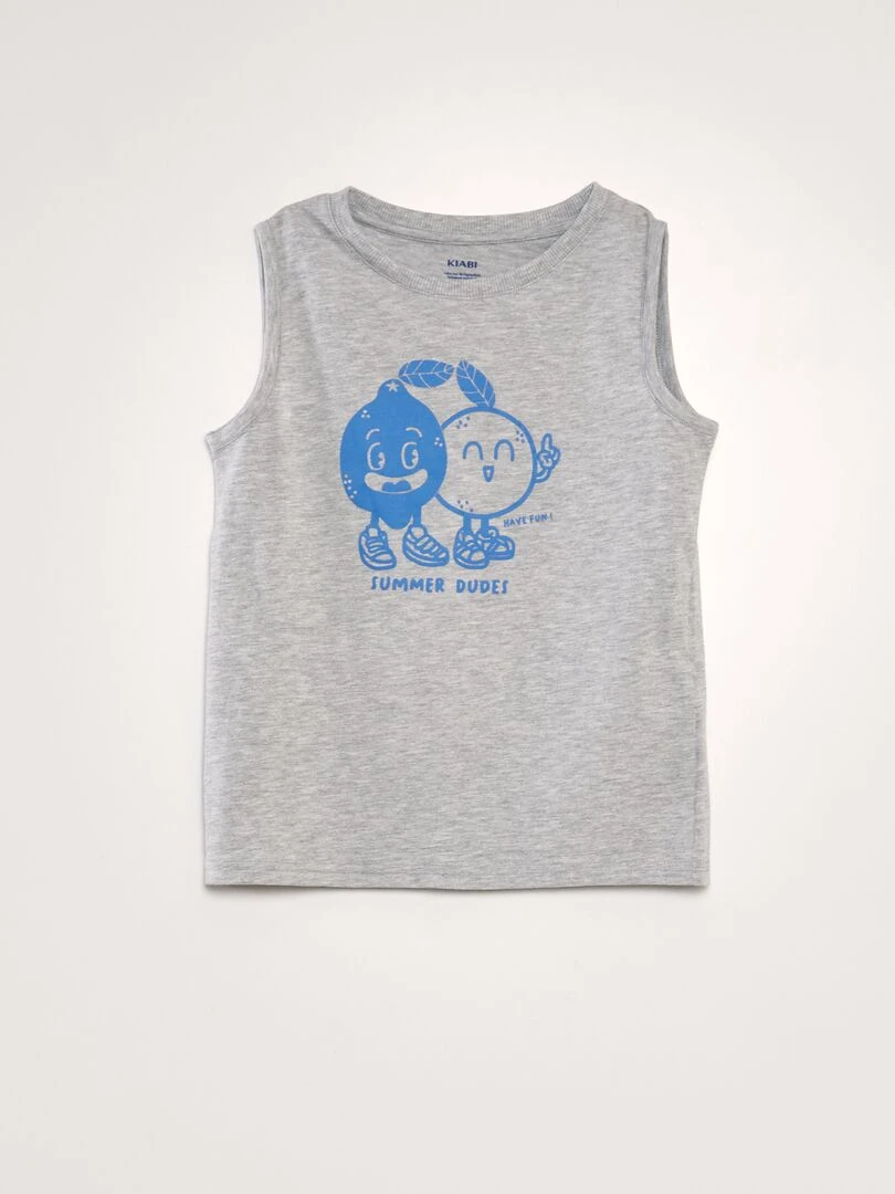 Lot de 2 débardeurs   GRIS