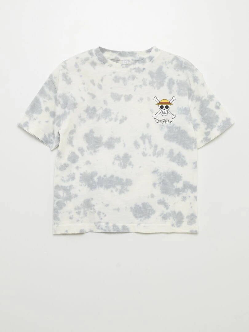 T shirt 'One Piece' manches courtes Blanc
