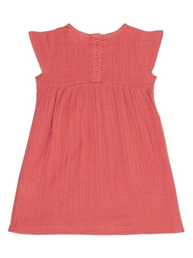 Robe Bébé Bio Rouge Coquelicot Rouge