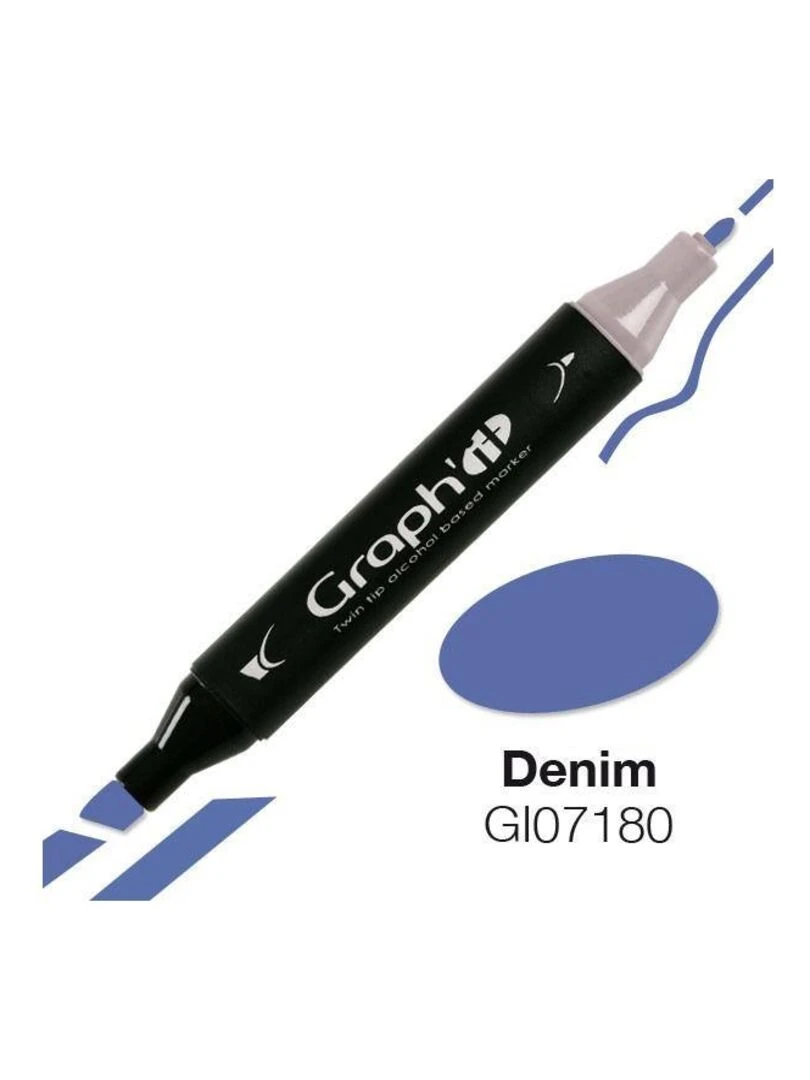 Marqueur Graph'It à double pointe   Denim   N/A