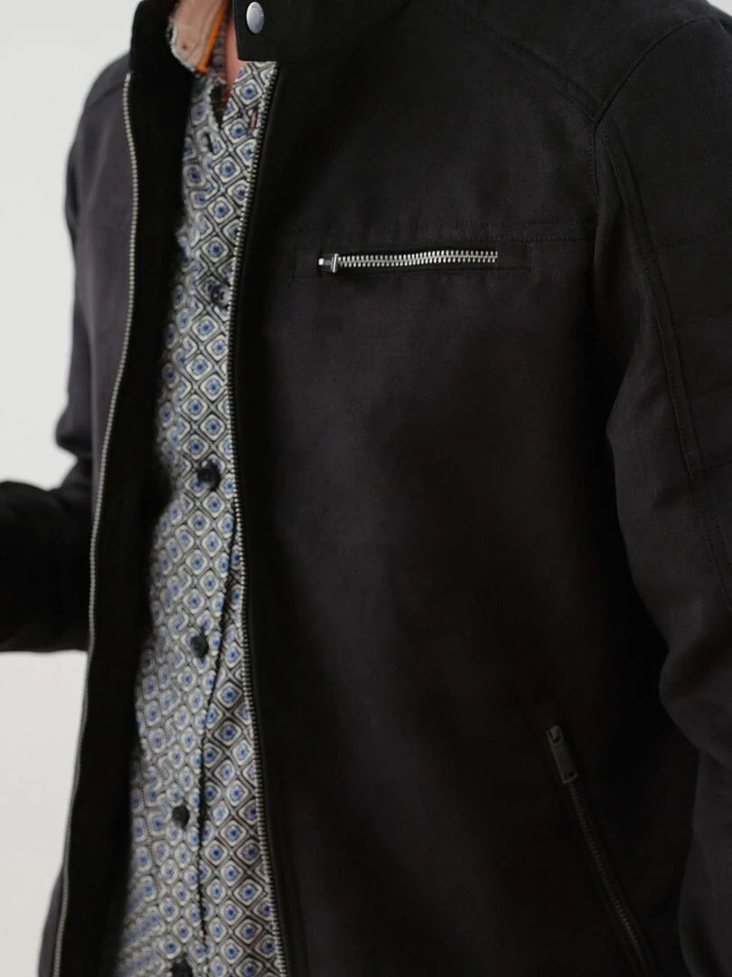 Blouson rock pour homme 'Deeluxe'   Noir