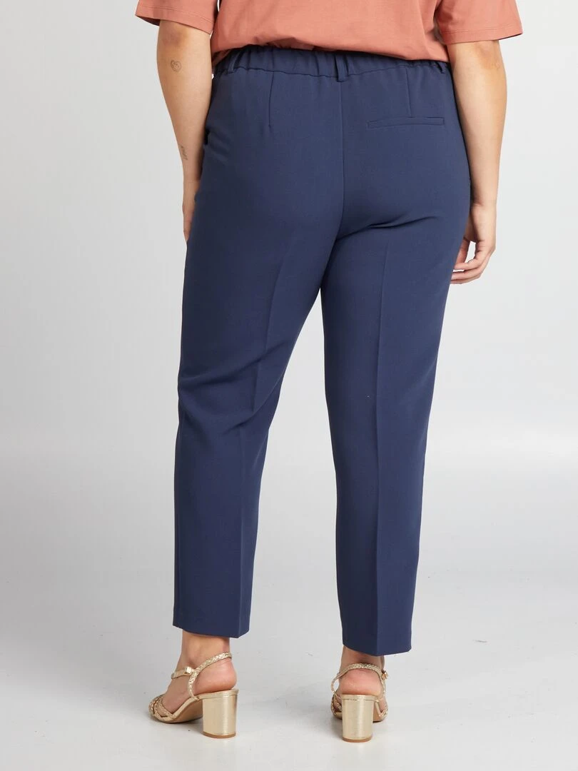 Pantalon cigarette   Bleu marine