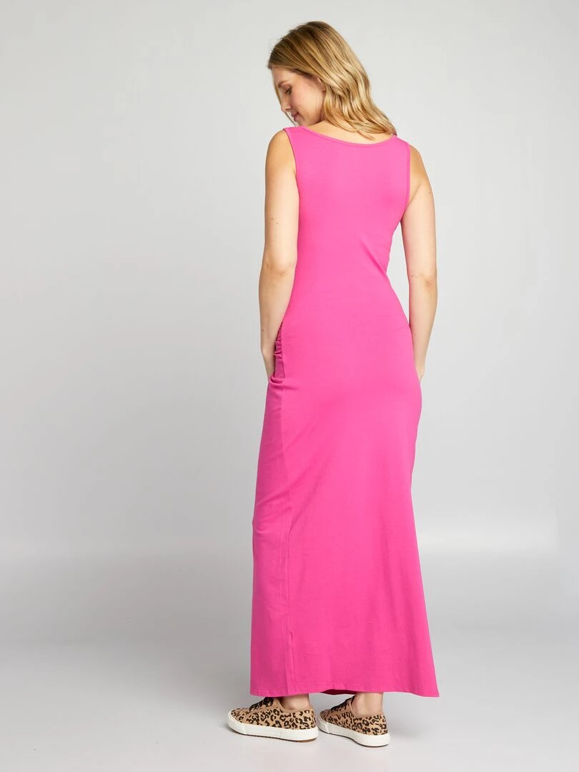 Robe longue de maternité   Rose