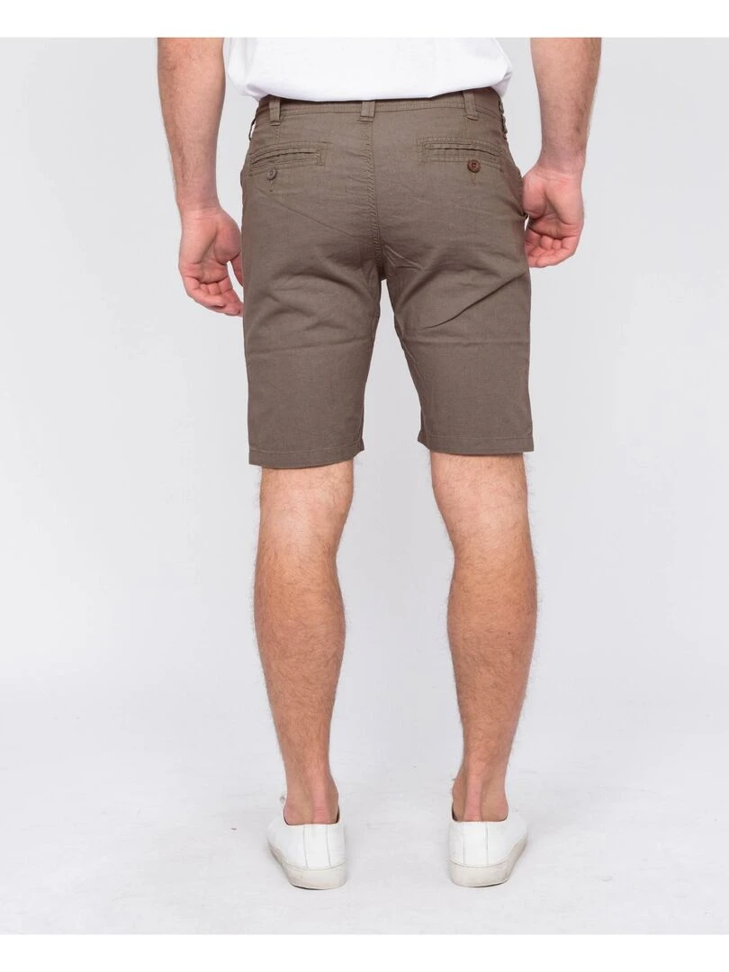 Bermuda chino lin BAGOLIN Marron