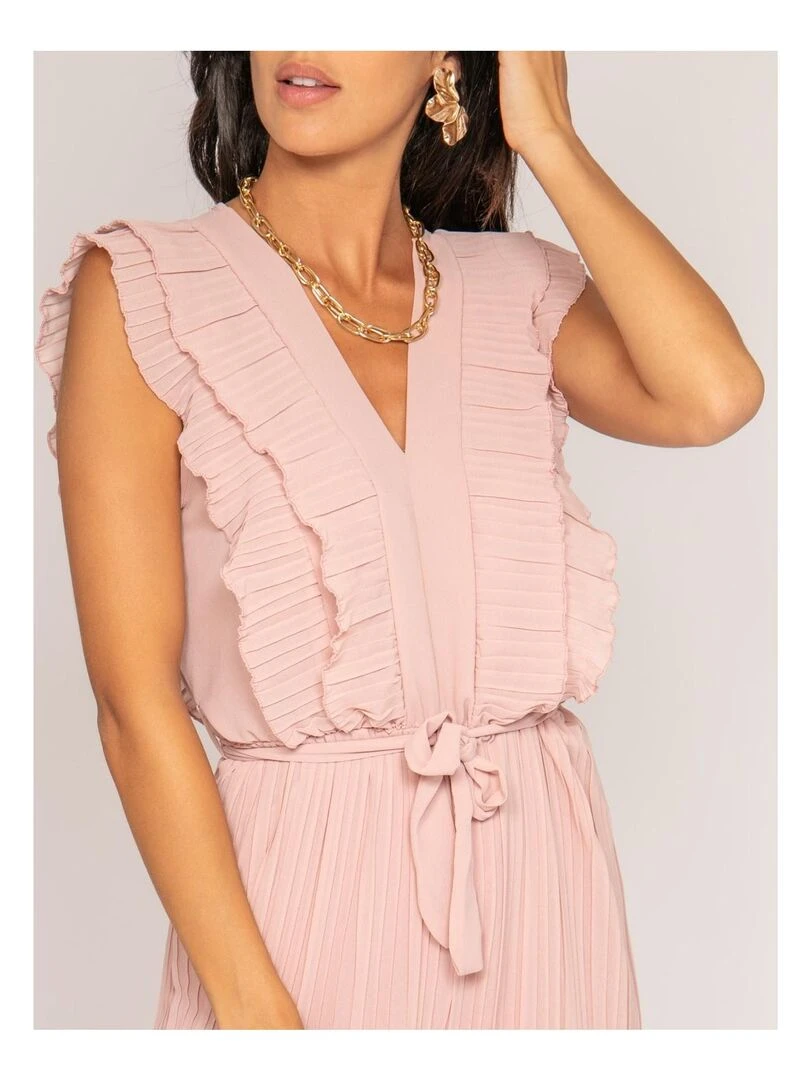 Combi pantalon fluide ERINE   Rose clair