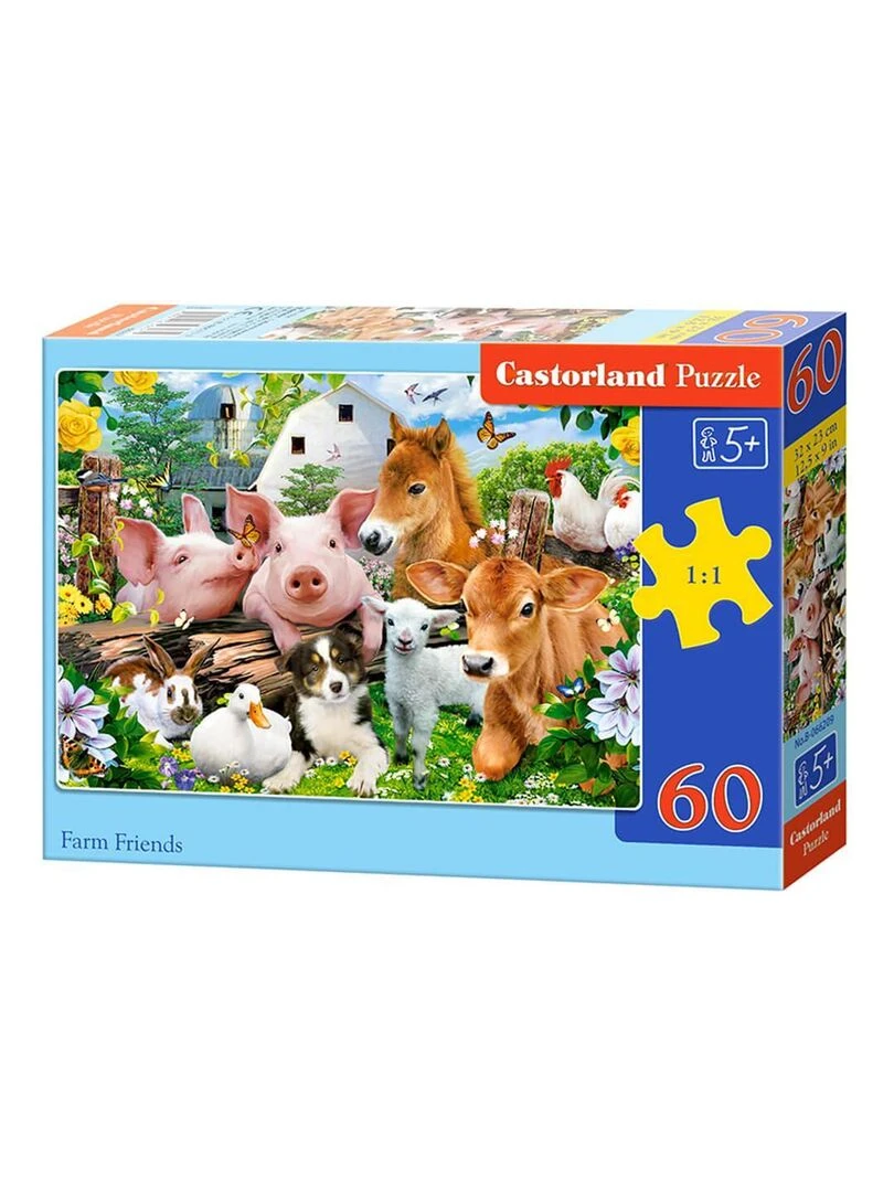 Puzzle 60 pièces : Amis de la Ferme N/A