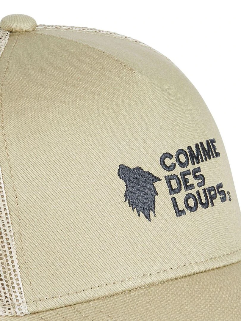 Casquette avec filet uni Class Comme Des Loups   Beige