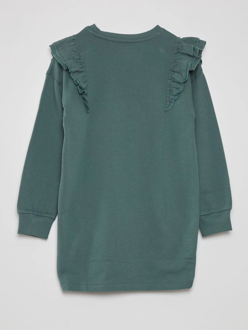 Robe à manches volantées 'Minnie'   Vert