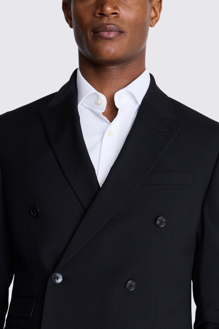Slim Fit Black Stretch Jacket   Buy Online at Moss