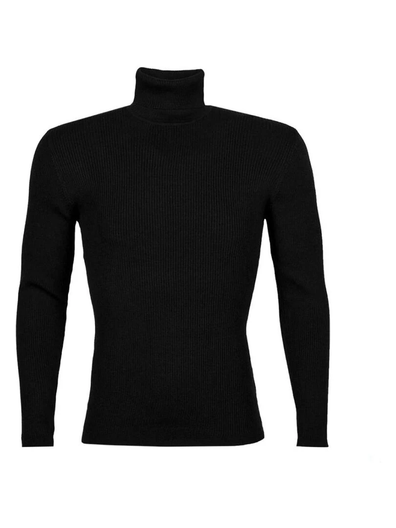 Pull homme CALFY PEAK MOUNTAIN Noir Noir