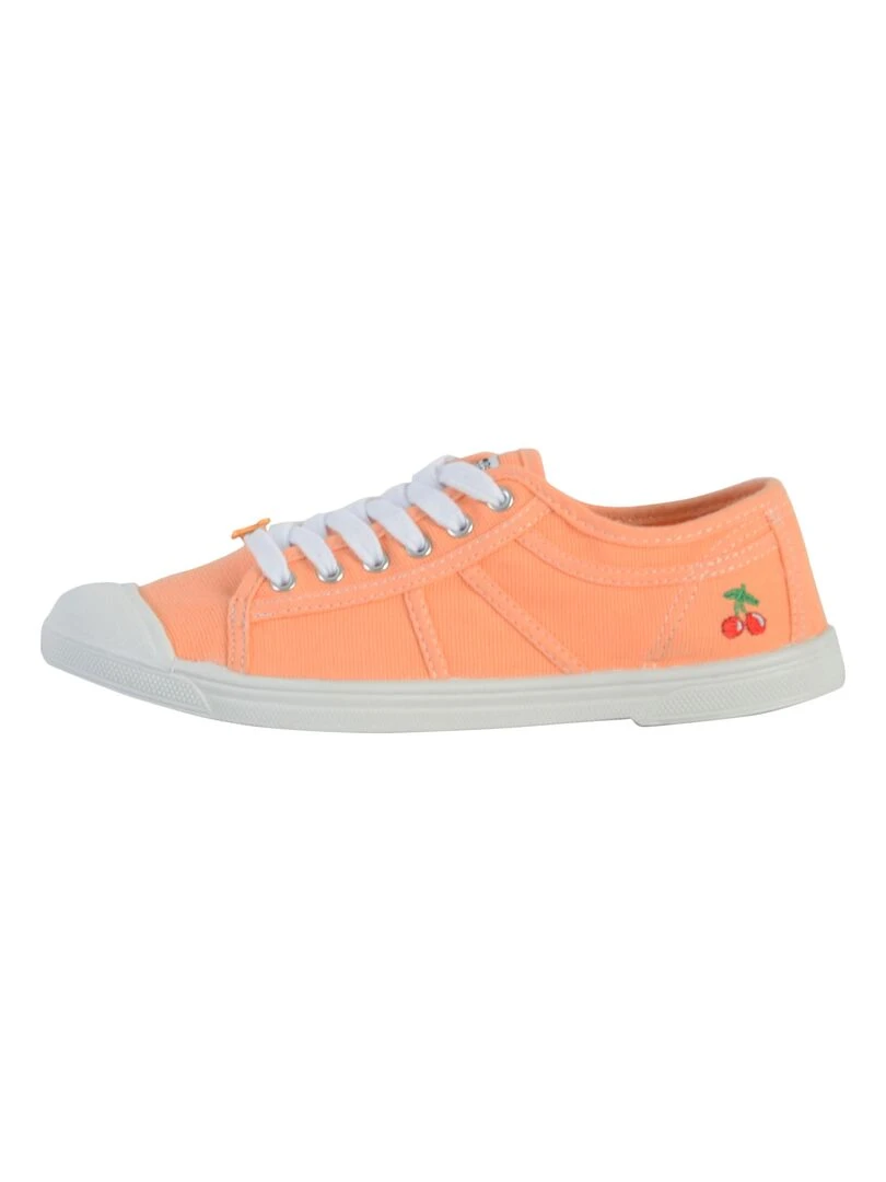 Tennis à Lacets Le Temps Des Cerises Basic 02 Beige