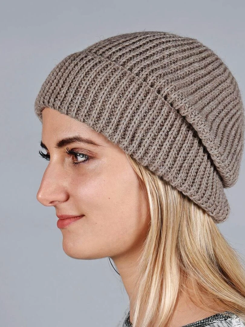 Bonnet Alba Made in UE Marron