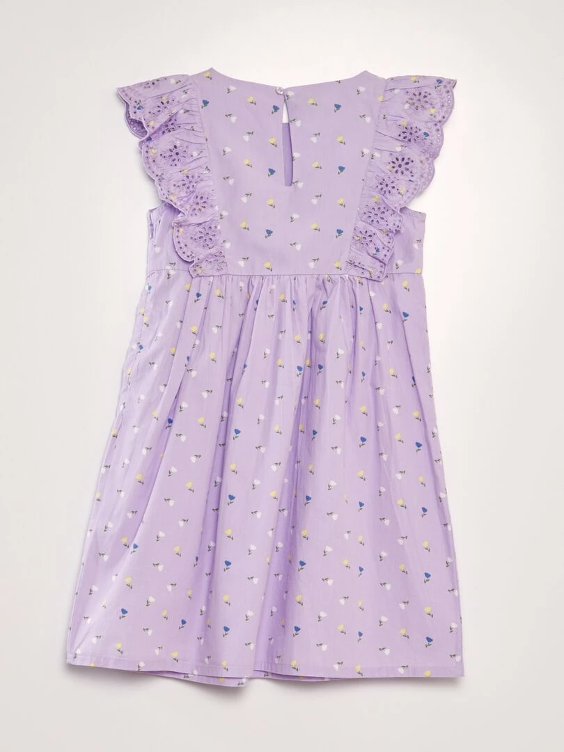 Robe à volants Violet