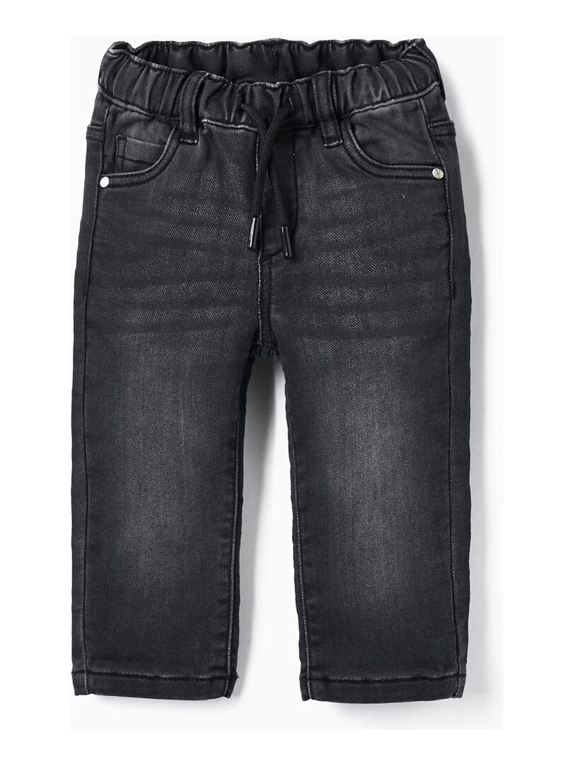 Pantalon de Sport en Coton pour Bébé Garçon GREAT GOALS GREAT WORLD Gris foncé