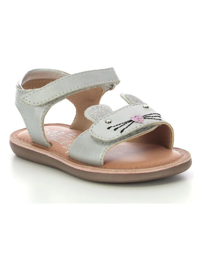 Sandales Cuir Cloonie Argent