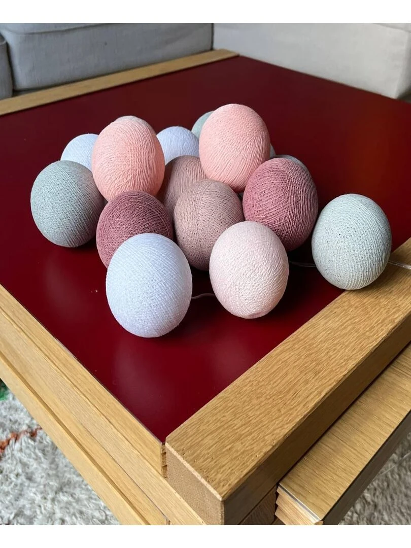 L'Opéra   Guirlande LED avec télécommande   Rose pâle