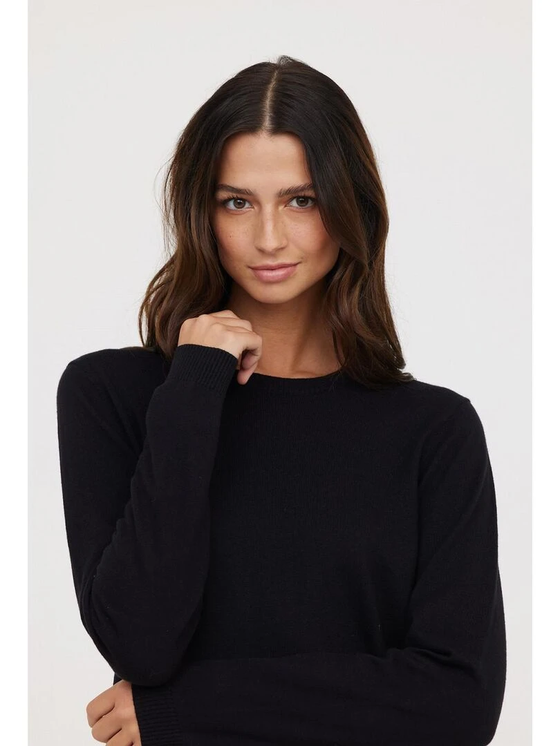 Lee Cooper   Pull coton regular CACIRI   Noir