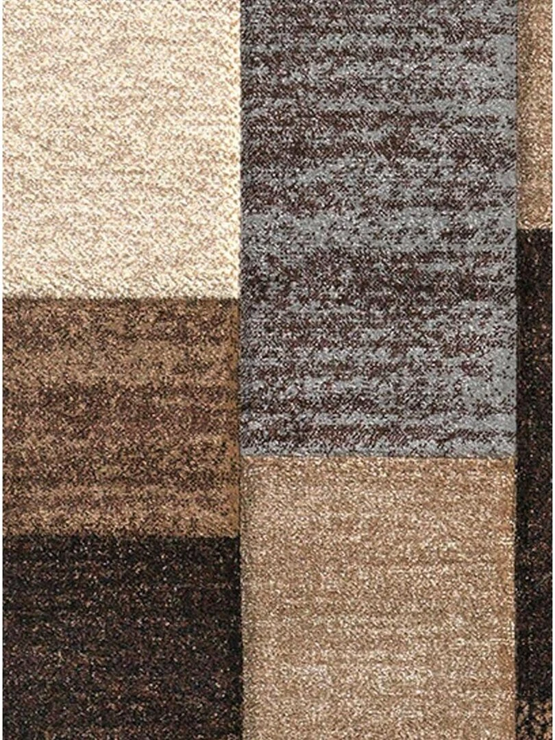 Tapis salon BELO 12 OEKO TEX® Marron
