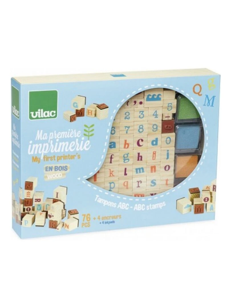 Coffret Tampons Ma Premiere Imprimerie Tampons Abc N/A
