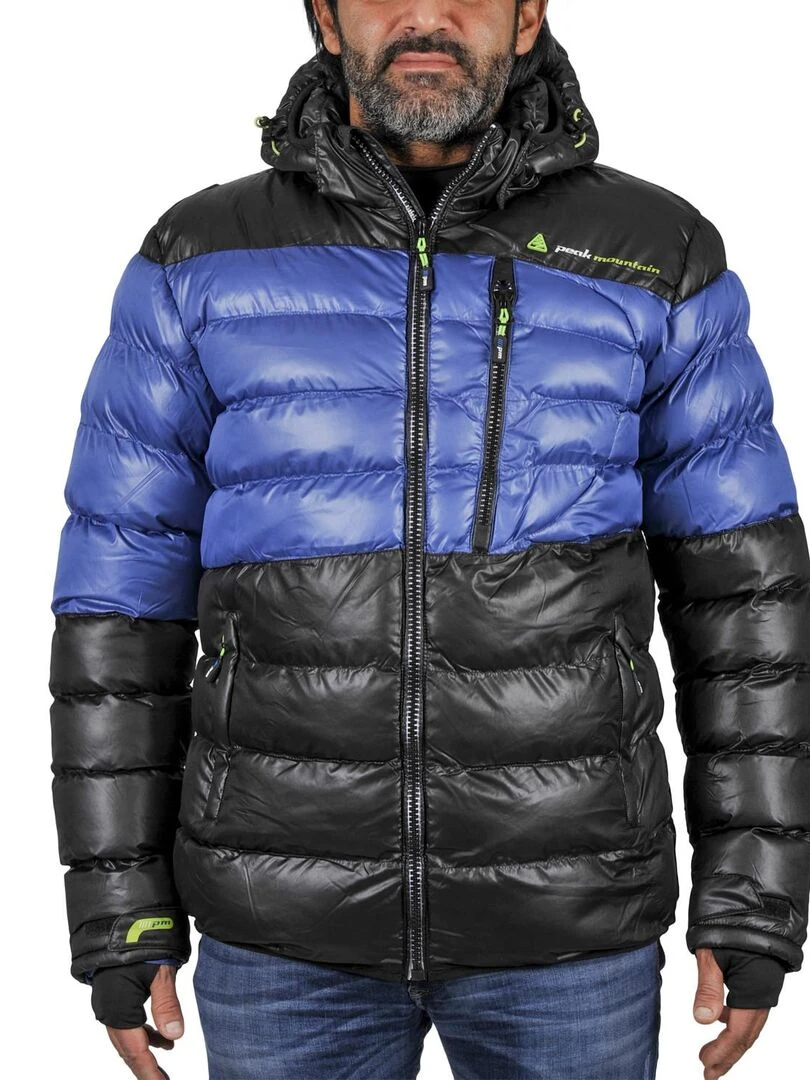 Doudoune de ski homme CAPTIN PEAK MOUNTAIN Noir Bleu marine