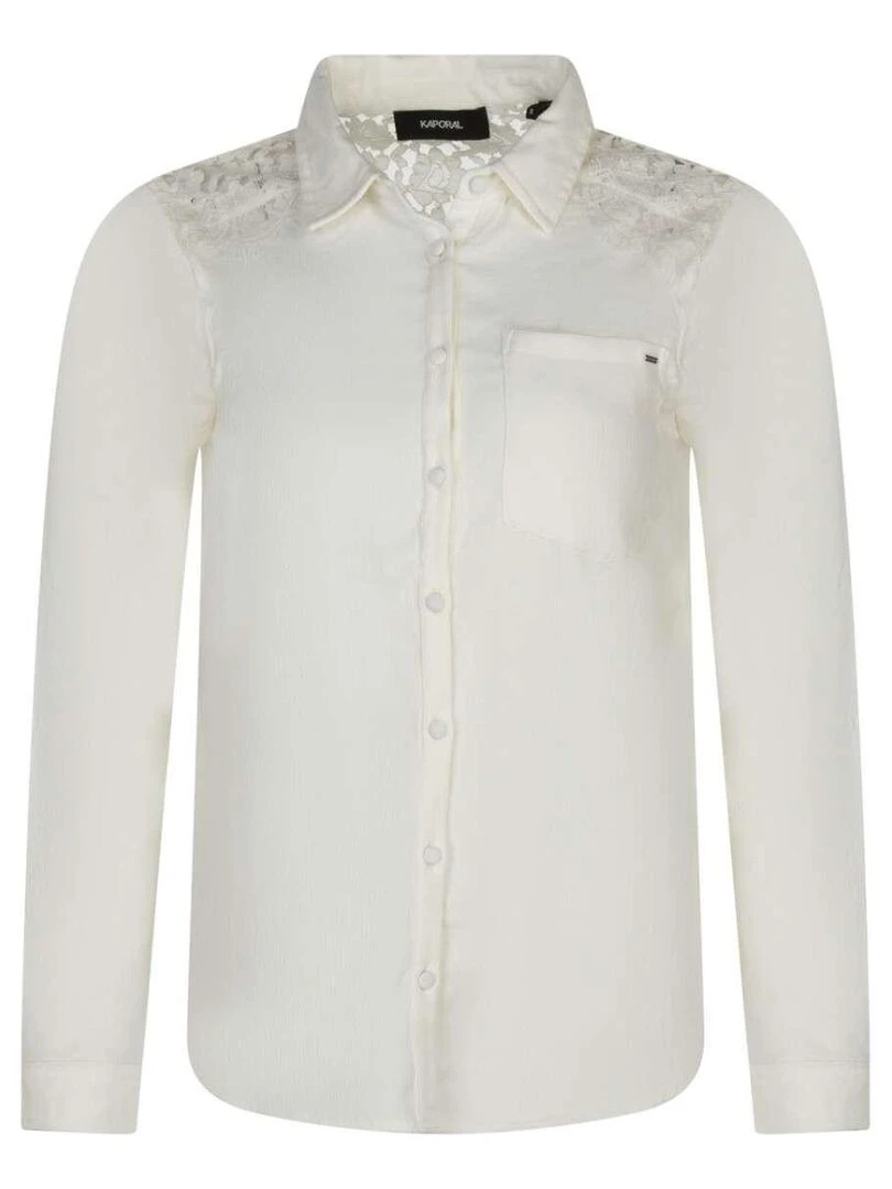 KAPORAL Chemisier dentelle Blanc