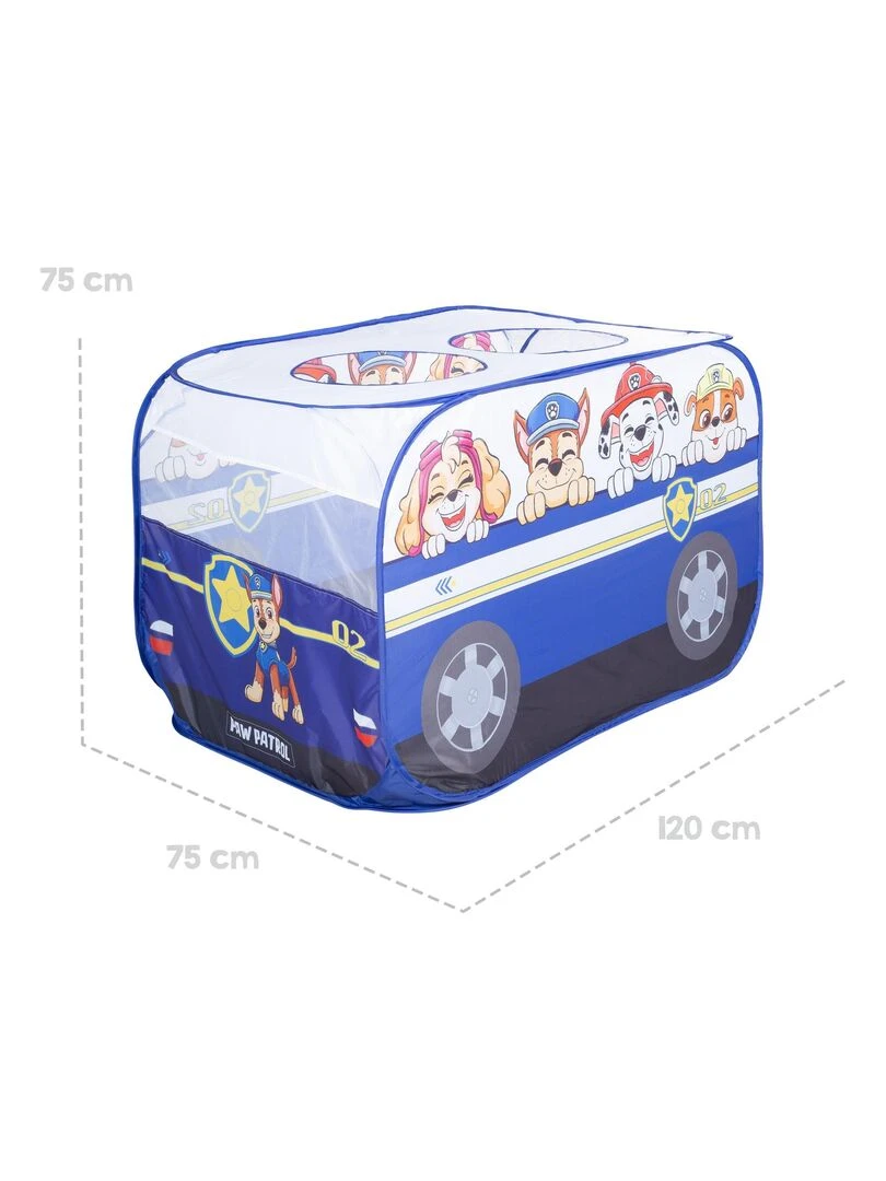 ROBA Tente de Jeu pour Enfant 'Paw Patrol'   Tente Pop Up en Forme de Voiture   Bleu   Blanc   N/A