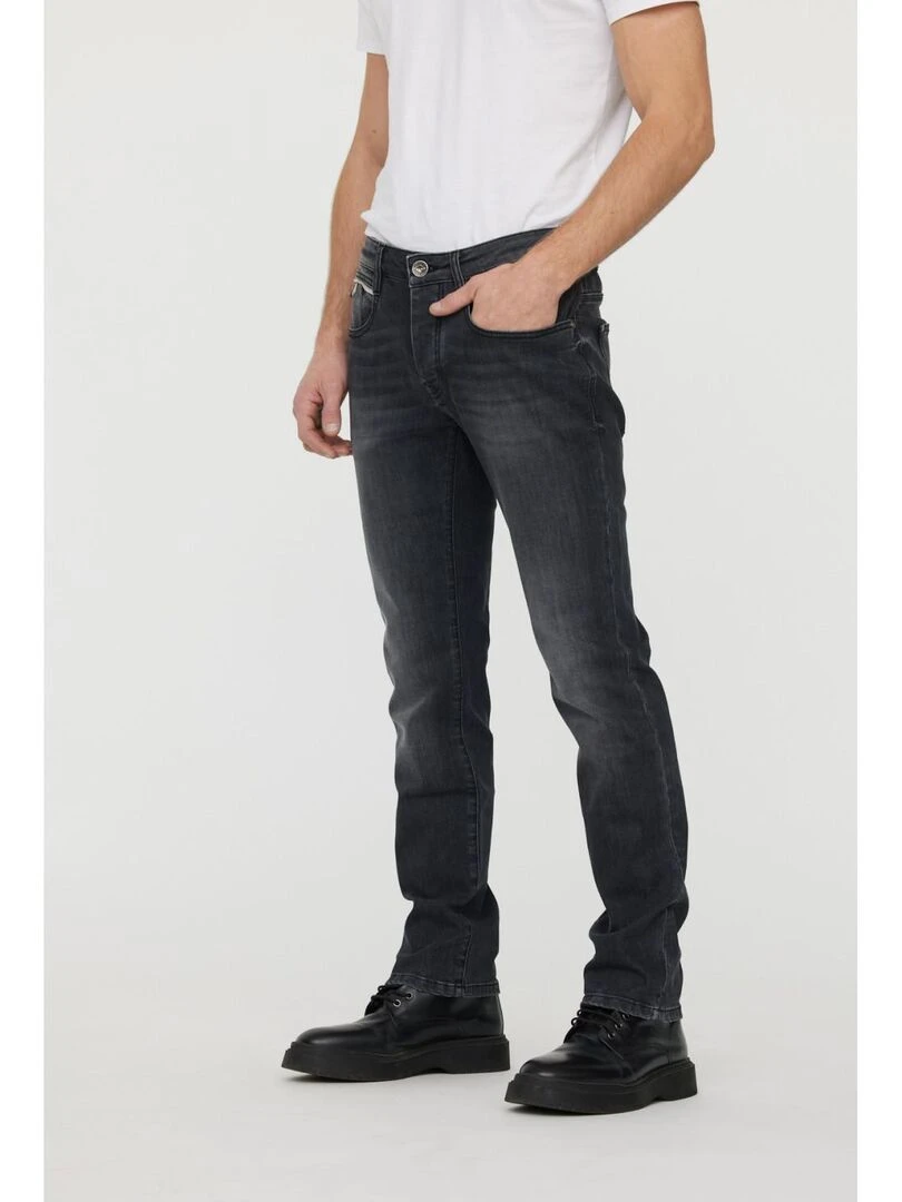 Lee Cooper Jean coton straight LONGJOHN Noir