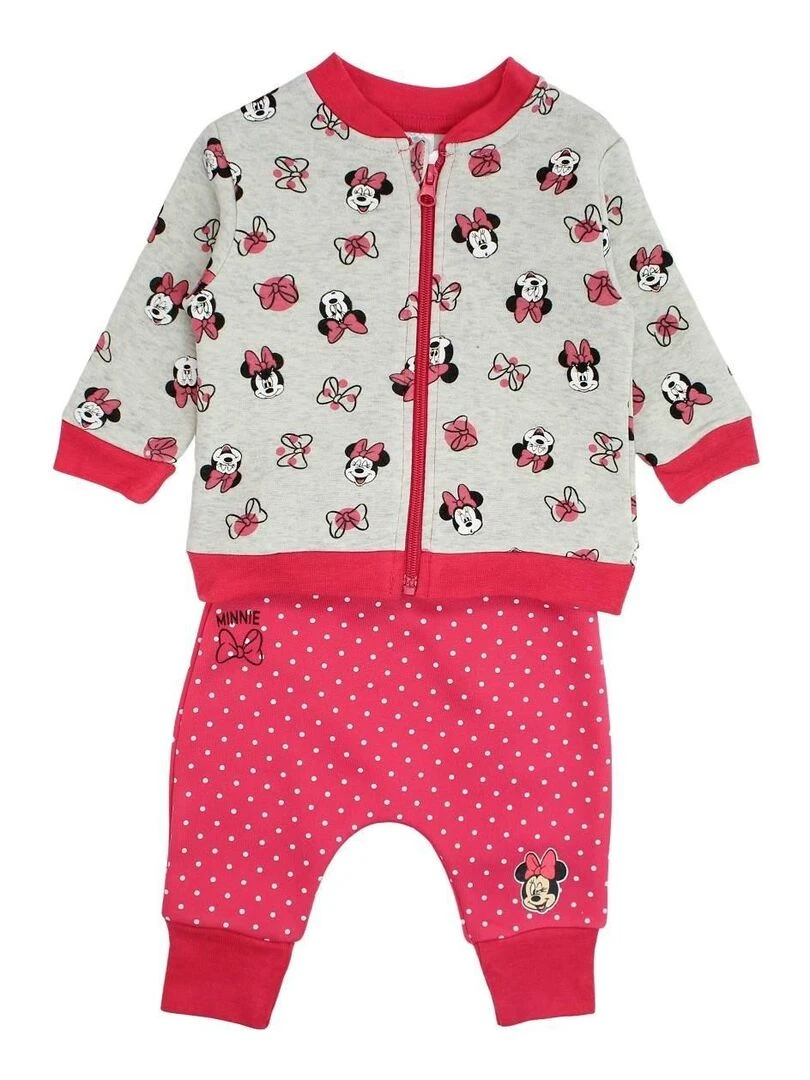 Disney Jogging bébé fille imprimé Minnie Gris